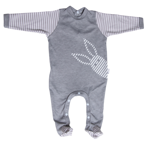 Bunny Print Babygro - Little Lumps