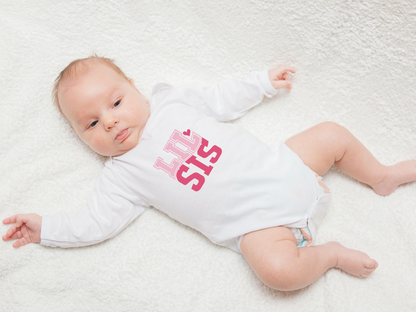 Lil Sis Envelope Onsie - Long sleeved