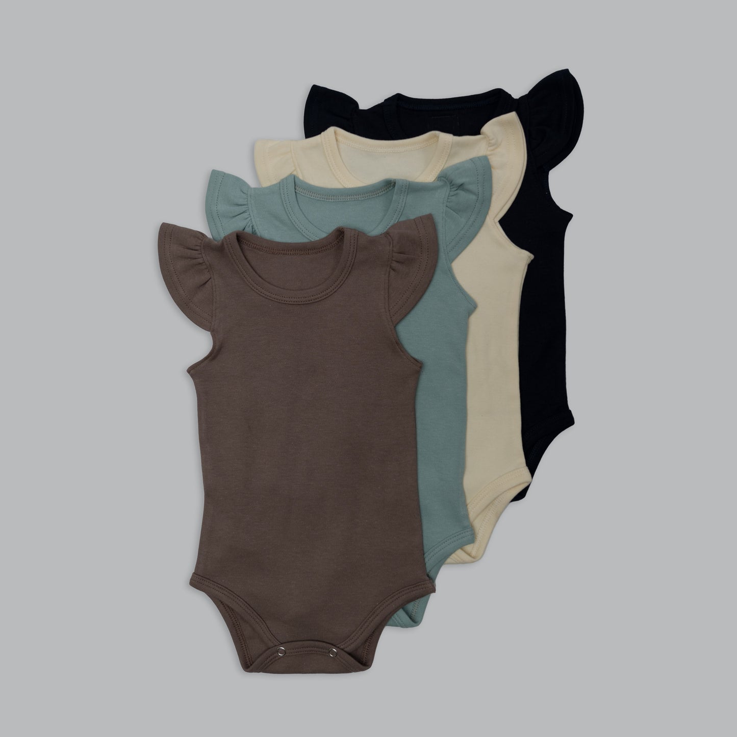 Sleeveless Frilled Onesie and Headband Set