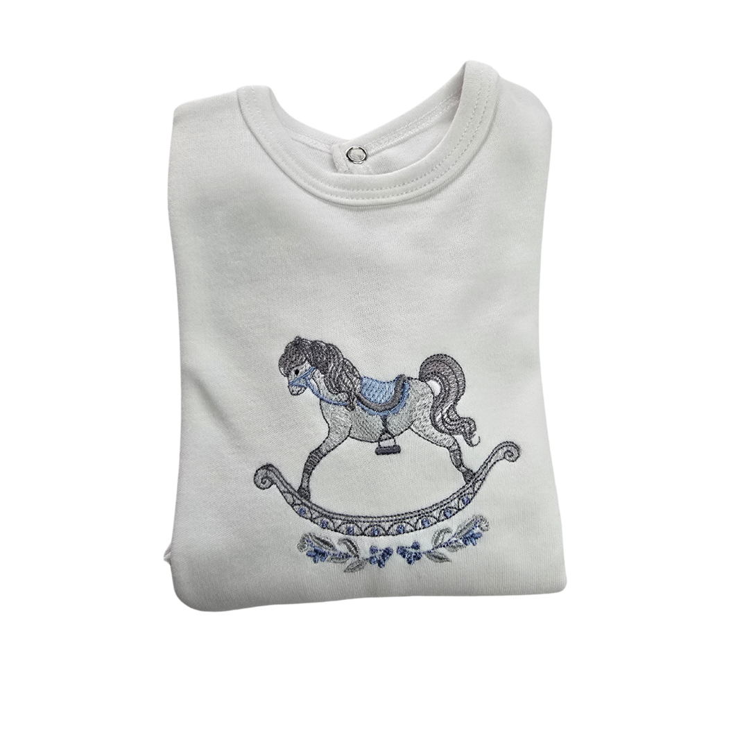 Personalised Deluxe Baby Gift Set - Rocking Horse