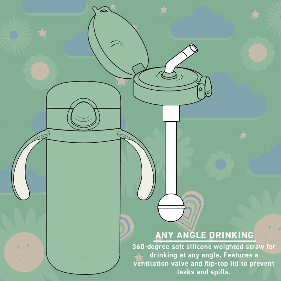 Lizzard Hatchling Kids Flask 280ml, Assorted