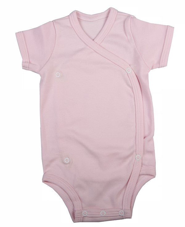 Cross-over Baby Onesie short sleeve - Little Lumps