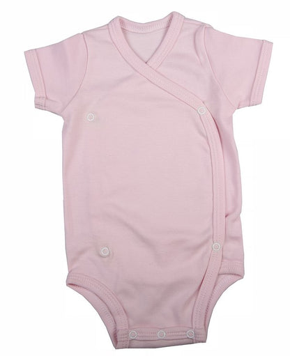 Cross-over Baby Onesie short sleeve - Little Lumps