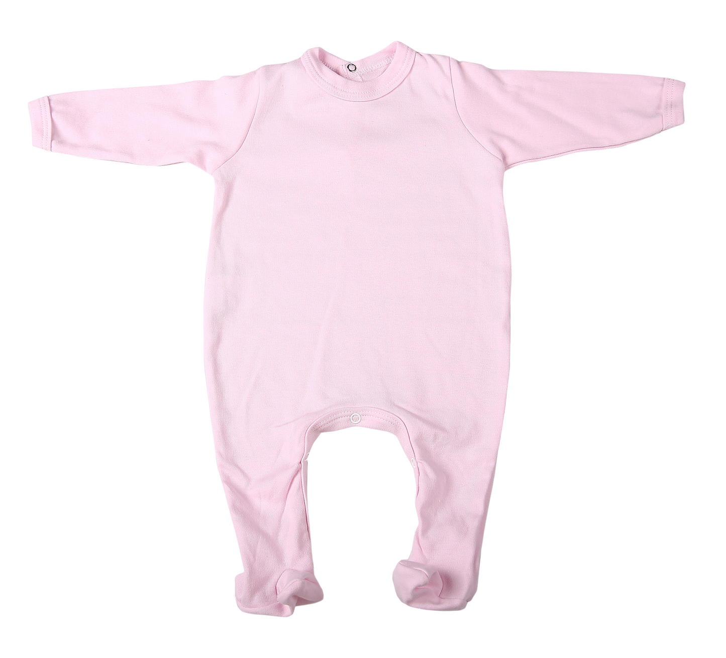 2-Pack Back-Fastening Blank Babygros Made From 100% Cotton - Little Lumps
