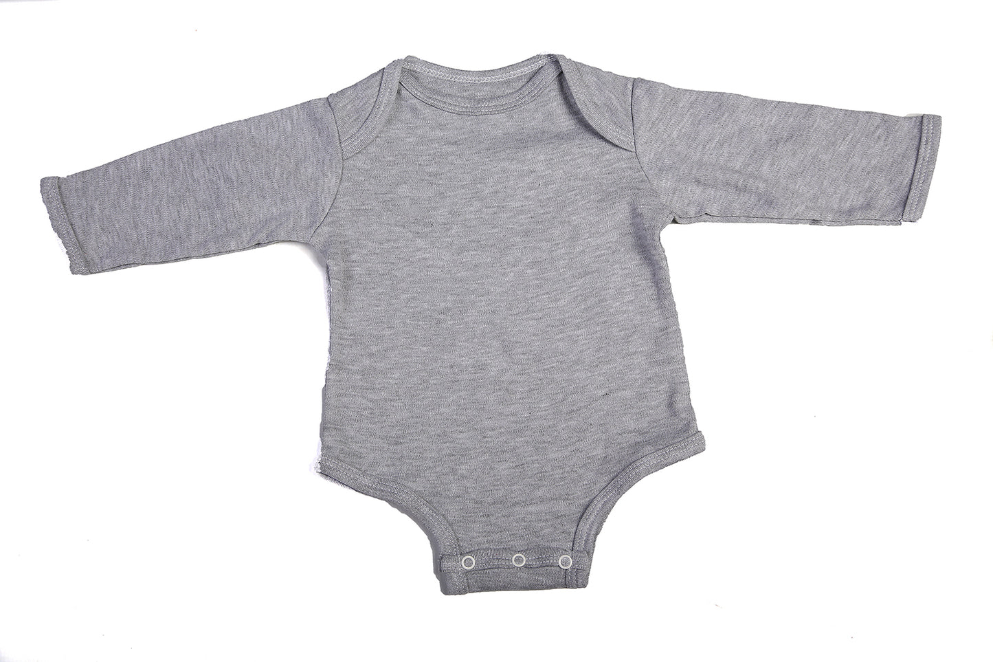 2-Pack Blank Long-Sleeved Baby Onesies With Envelope Neckline - Little Lumps
