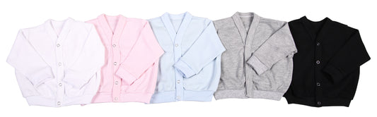 Long Sleeved Baby Cardigans  (2 Pack mixed colours) - Little Lumps