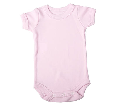 Crew neck baby onesie short sleeve - Little Lumps