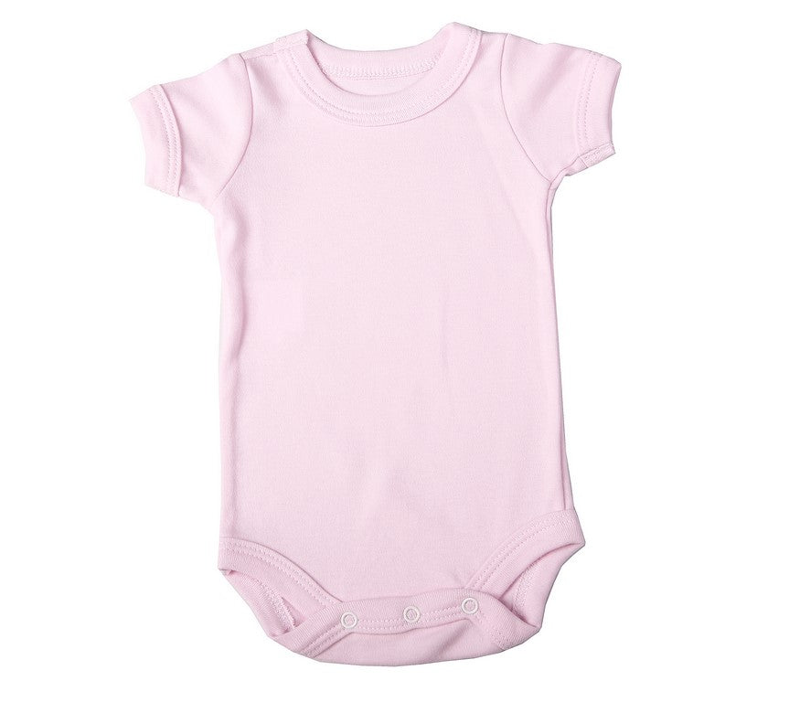Crew neck baby onesie short sleeve - Little Lumps