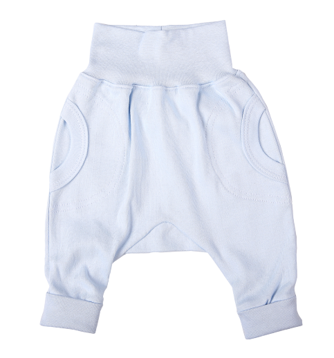 2-Pack Blank Baby Harem Pants 100% Cotton Mixed Colours - Little Lumps