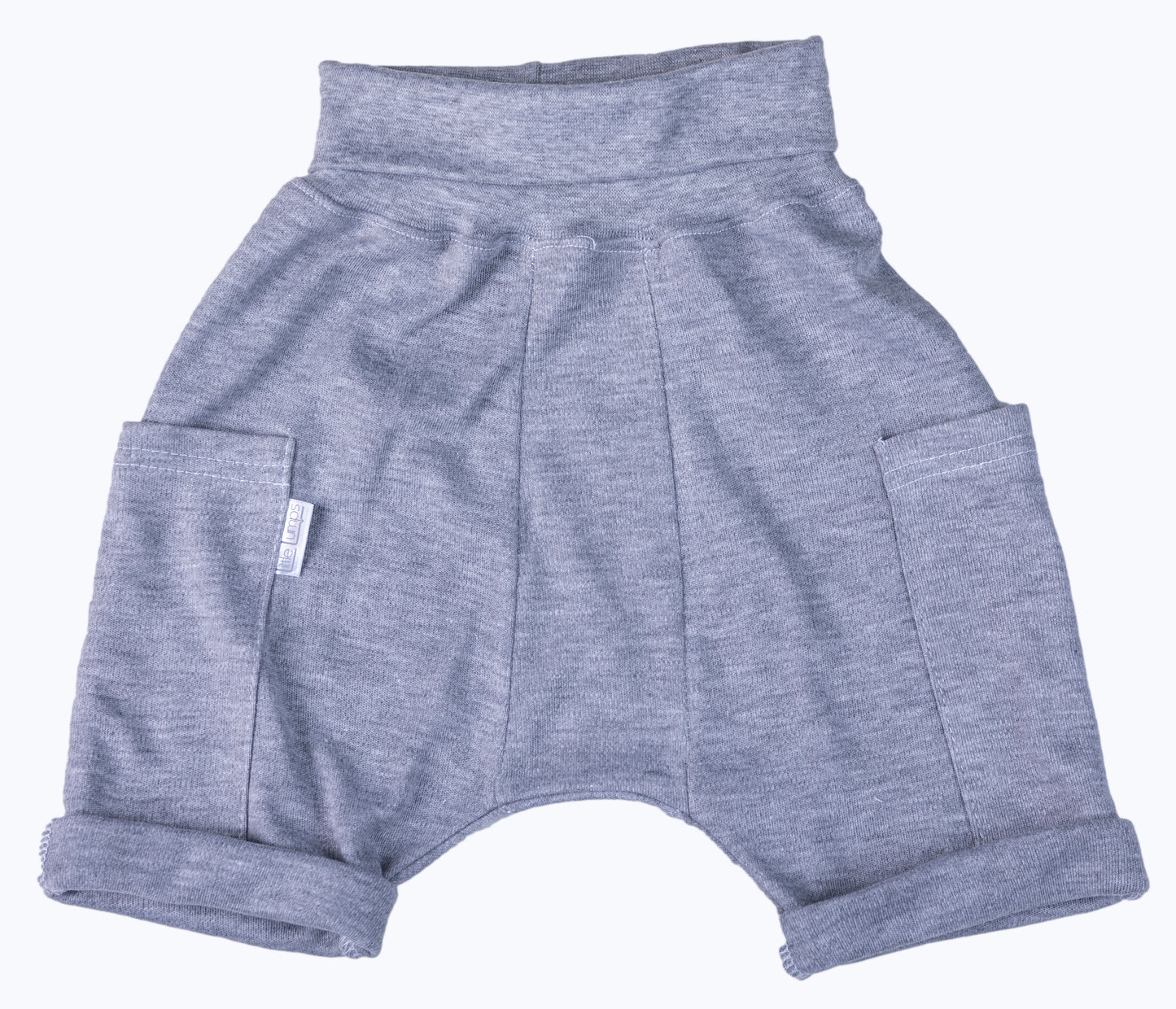 Cropped baby slouch pants - Little Lumps