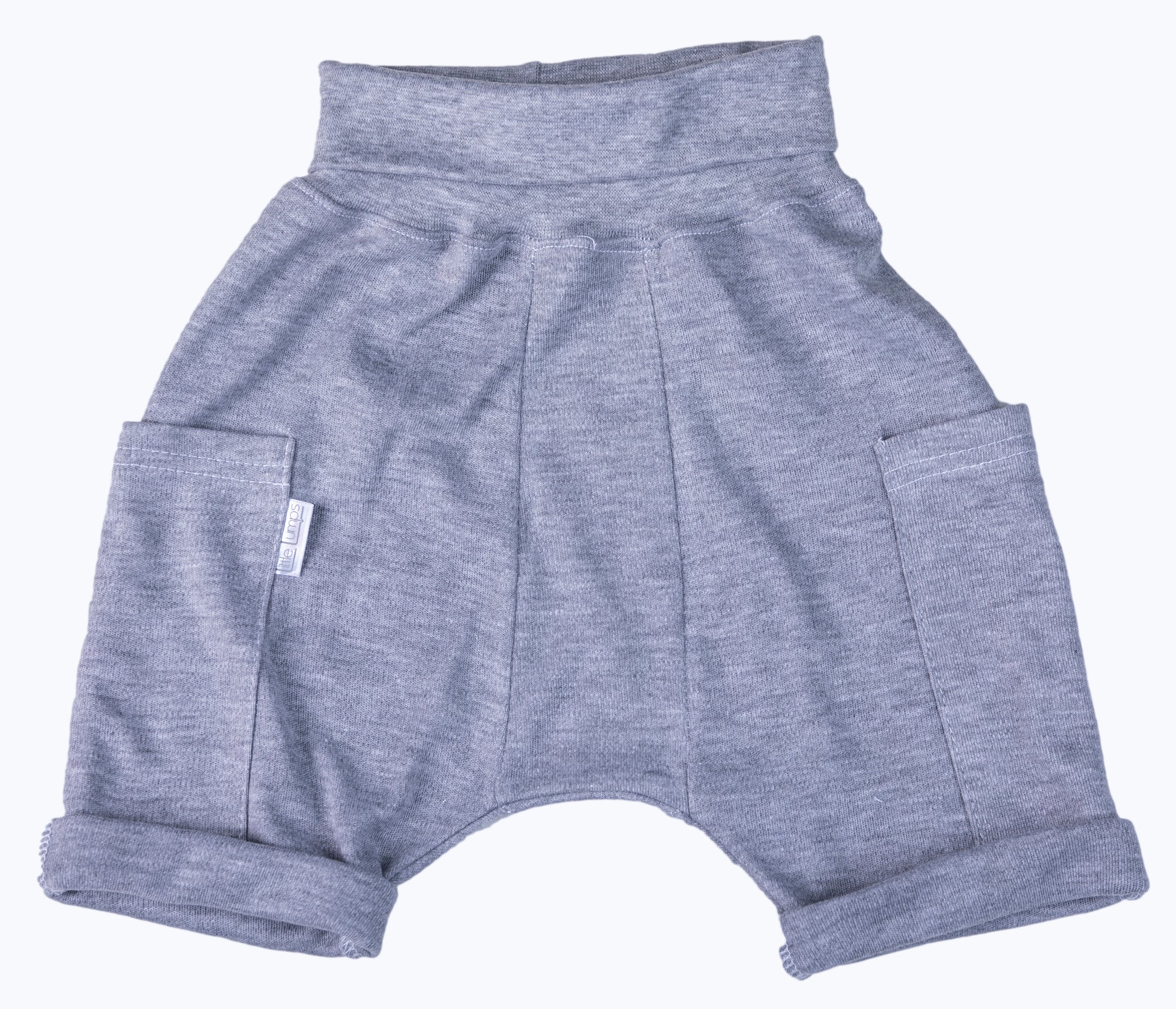 Cropped baby slouch pants - Little Lumps