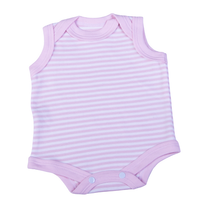 Striped Baby Sleeveless Onesie - Little Lumps