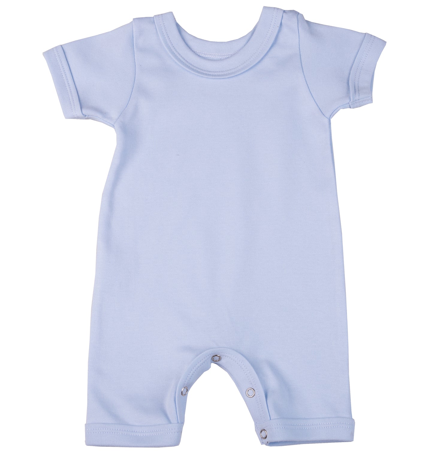 2-Pack Short Sleeved Blank Baby Romper Made From 100% Cotton - Little Lumps