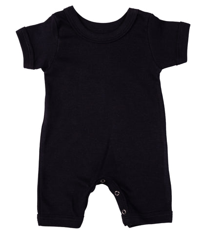 2-Pack Short Sleeved Blank Baby Romper Made From 100% Cotton - Little Lumps