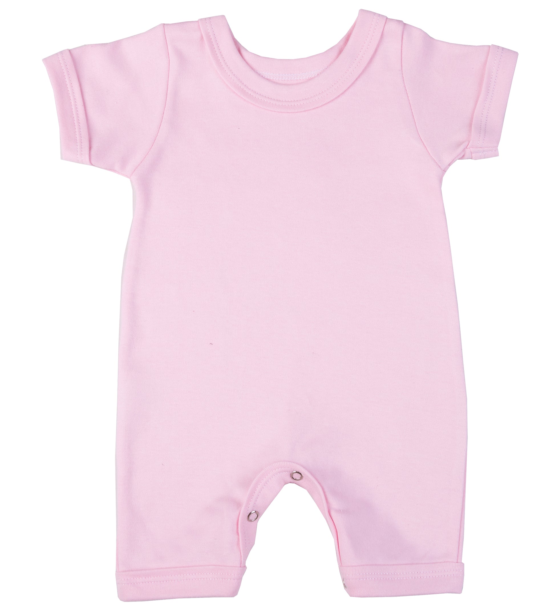 2-Pack Short Sleeved Blank Baby Romper Made From 100% Cotton - Little Lumps