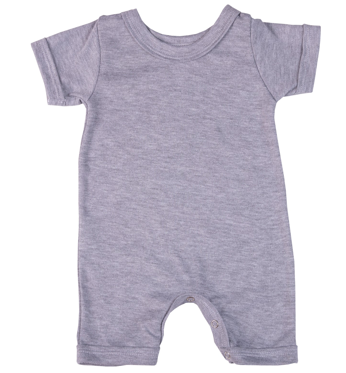 2-Pack Short Sleeved Blank Baby Romper Made From 100% Cotton - Little Lumps