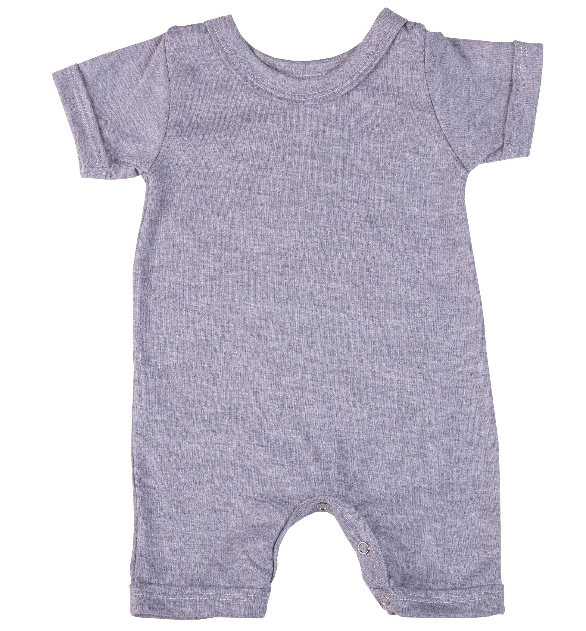 2-Pack Short Sleeved Blank Baby Romper Made From 100% Cotton - Little Lumps